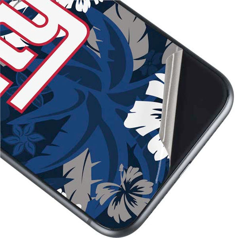 NFL New York Giants Tropical Print iPhone 11 Skin